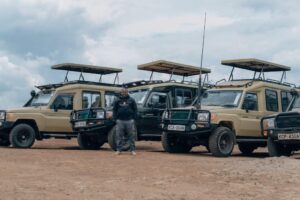 Experienced safari guide during guided Kenya safari tour